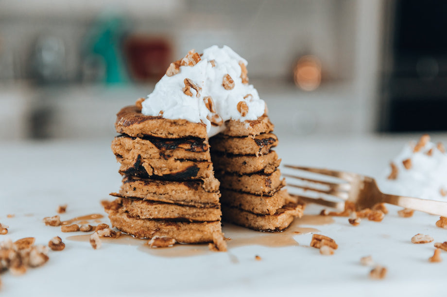 Pumpkin Spice Protein Pancakes