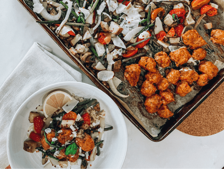 Chicken Sausage Veggie Bowls